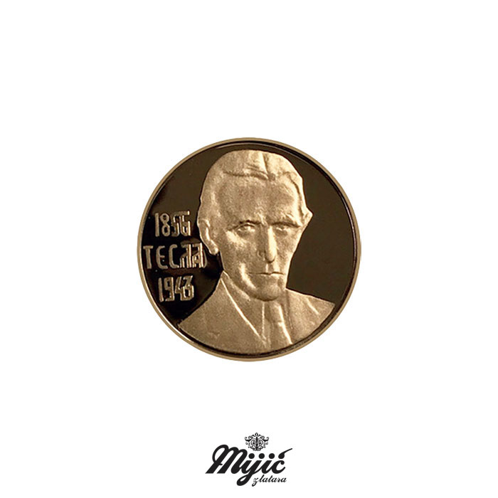 Kovani zlatnik Nikola Tesla