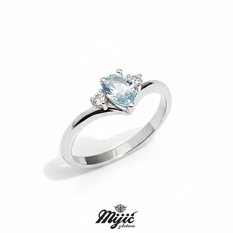 Prsten sa akvamarinom Tessa