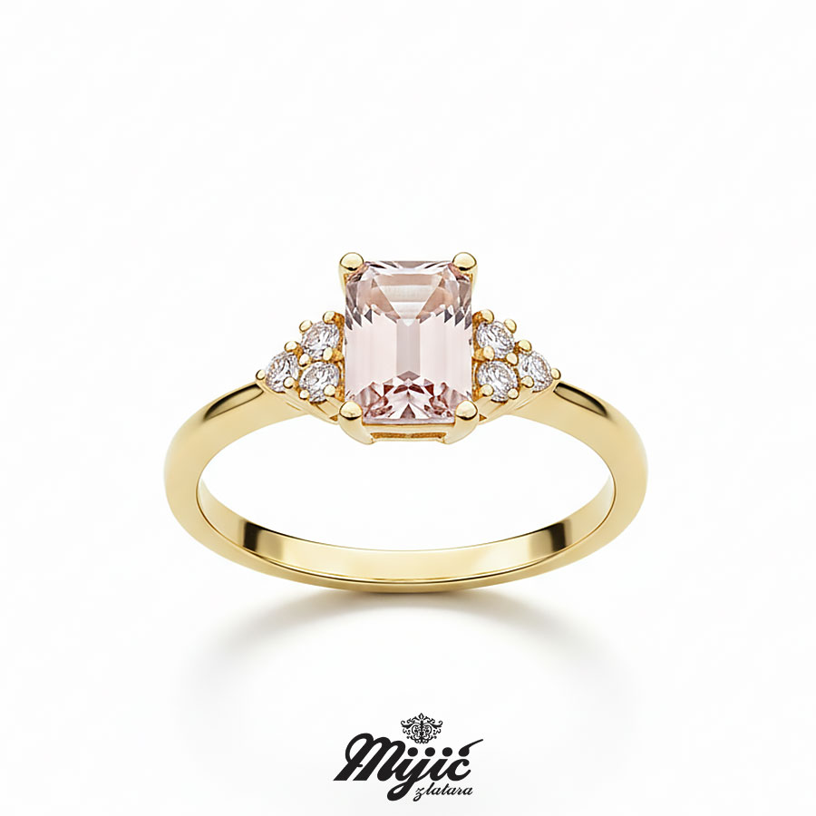 Prsten sa morganitom Valentina