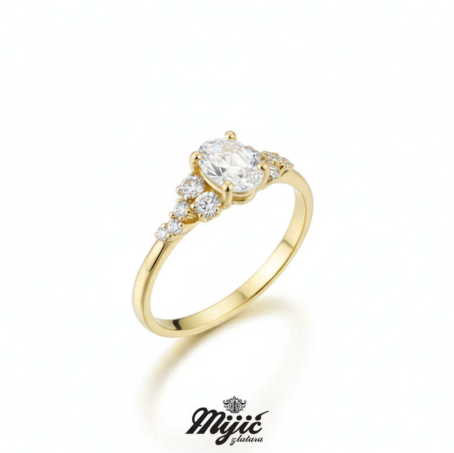 Prsten sa safirom Vanilla